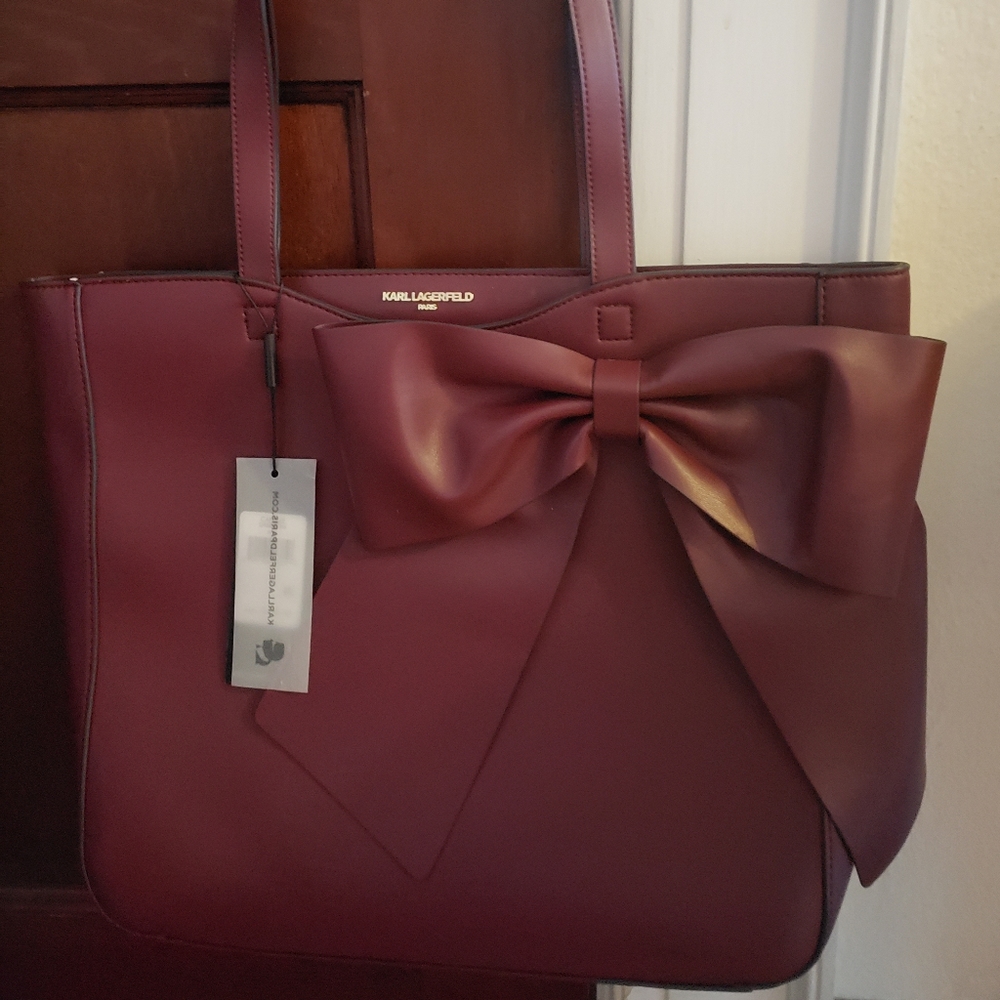 Brand New Karl Lagerfeld Cranberry Bag